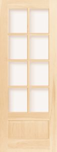 Milette 3080 8 Lite French Interior Door