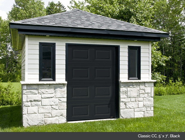 Classic CC Garaga garage door in Black