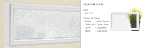 Glue Chip Glass for Garaga garage door windows
