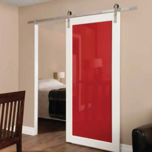 Stainless Steel Straight Strap Interior Barn Door Hardware